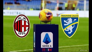 MILAN vs FROSINONE  SERIE A  14° GIORNATA  live livestream [upl. by Rodl]