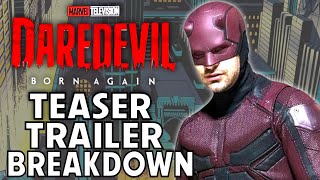 Daredevil Born Again Teaser Trailer Breakdown Disney Upfront MCU Presentation MCU News [upl. by Ellednahc]