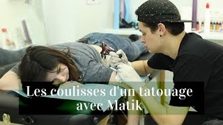 Les coulisses dun tatouage avec Matik et Juliette [upl. by Adnwahs]