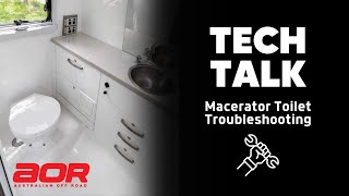 Tech talk  macerator toilet troubleshooting [upl. by Eibbor]