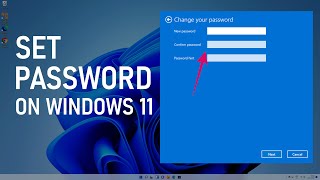 How To Set Password In Windows 11 [upl. by Orest992]