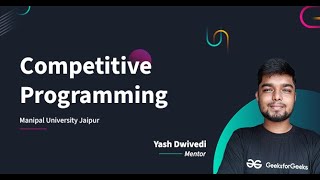 Roadmap to Competitive Programming  Manipal University Jaipur [upl. by Ordnas]