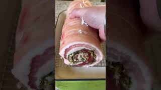 How to make Porchetta It’s a great easy recipe Porchetta is fantastic for large dinners cooking [upl. by Naeloj]