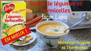 Soupe Légumes et Vermicelles  Monsieur Cuisine x Thermomix [upl. by Dylana59]