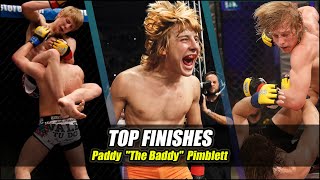 Paddy quotThe Baddyquot Pimblett  Top Finishes  Paddy Pimblett Highlights  FightNoose [upl. by Richel]