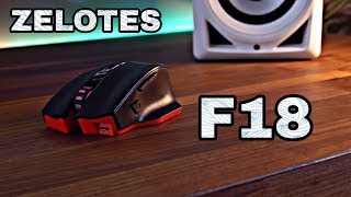 Cheap Wireless Gaming Mouse  Zelotes F18 Review [upl. by Shirlee332]