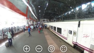 A 360Degree View As The High Speed Talgo Train Arrives In Mumbai [upl. by Anaeed]