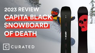 2023 CAPiTA Black Snowboard of Death Snowboard Review  Curated [upl. by Anasiul]