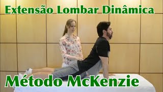 Técnica de extensão dinâmica do Método McKenzie para coluna lombar  Neovita Fisioterapia Domiciliar [upl. by Starinsky]