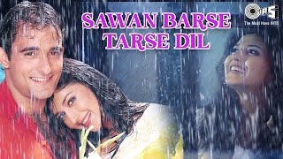 Saawan Barse  Dahek 1999  Hariharan  Sadhana Sargam  Sonali Bendre Akshay Khanna  Hindi Song [upl. by Atinor]