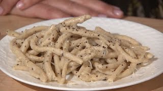 Making fresh pasta and cacio e pepe from Homemade by Bruno in South Philadelphia [upl. by Coke920]