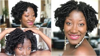 My Best Flexi Rods Set Ever  Flexi rods thinfine Natural Hair No Heat  Adede [upl. by Victor]