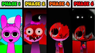 Phase 1 VS Phase 2 VS Phase 4 VS Phase 6 in Incredibox Sprunki [upl. by Gladis248]