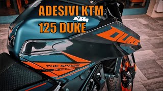 Adesivi KTM DUKE 125 2024 by ResinBike [upl. by Crockett]