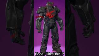 NEW Black Knight T60 Power Armor Skin  Fortnite X Fallout  Brotherhood of Steel Set [upl. by Llenahs]