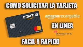 Como Tramitar Solicitar tu Tarjeta Debito Amazon en Linea Tarjeta Amazon [upl. by Waring]