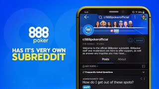 r888pokerofficial  888poker Is Now On Reddit [upl. by Aicnelev]