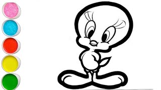 How to draw tweety Tweety bird drawing [upl. by Rehpotsirk]