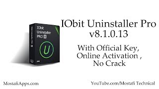 IObit Uninstaller Pro 81013 With License Key  Mostafi Technical [upl. by Aekin141]