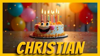 Happy Birthday Christian 🎉🐱 Special Birthday Wishes Just for You [upl. by Anh]