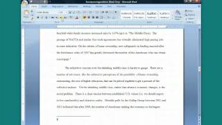 Inserting a Footnote in Word Turabian FootnoteBib Style [upl. by Azitram]