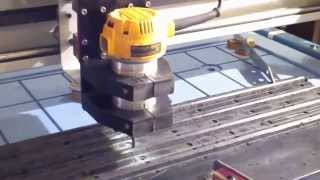 Router CNC con Correas y Poleas [upl. by Enenaj]