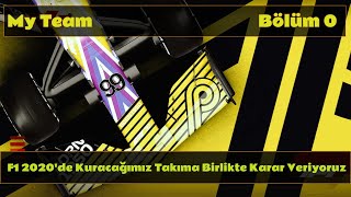 F1 2020 My Team  Bölüm 0  İlk Türk F1 Takımını Birlikte Kuralım Kariyer Modu [upl. by Cooperstein]