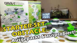 NEU Gravitrax Starter Set OBSTACLE 😲 Set mit Brücken Spirale Trampolin Seilbahn amp Transfer [upl. by Alohcin]