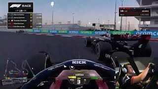 Thomas Ronhaars POV of the incident with Jarno Opmeer at PSGL Bahrain [upl. by Burra]