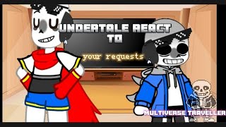 Undertale react to ✨your requests✨ pt1 comment your requests if you want to 3 [upl. by Rofotsirk]