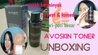 Avoskin  Unboxing avoskin toner  cara memutihkan wajah  menghilangkan Jerawat [upl. by Abbotson]