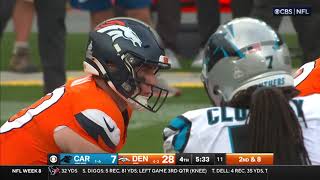 Bo Nix Highlights Vs Panthers Week 8 2024 [upl. by God]