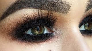 Dramatic Black Smoky Eye Tutorial [upl. by Fawna]