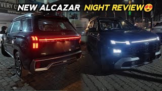 Finally😍 All New Alcazar Facelift Night Review [upl. by Beverley]