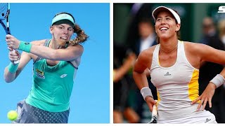 Despina Papamichail vs Garbine Muguruza  Toray Pan Pacific Open  R3 [upl. by Ynnot]