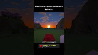 Cosè sta build minecraft minecraftshorts minecraftmemes shorts funny memes gaming fyp [upl. by Horwitz]