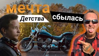 Moto review обзор на мой мотоцикл Yamaha drag star 400 custom yamaha yamahadragstar youtube mot [upl. by Lorne]