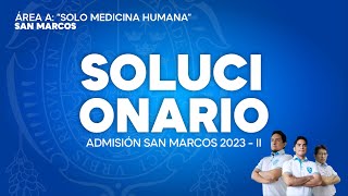 SOLUCIONARIO EXAMEN DE ADMISIÓN SAN MARCOS 💥 [upl. by Yesrod114]