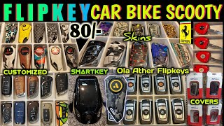 Flipkey For Car Bike Scooty ₹80  Ola Ather Flipkeys  Smart Key Key Cover Skins CarFlipkey [upl. by Tuesday421]