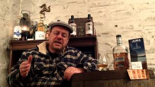 whisky review 474  Jura malt whisky 12yo  40 [upl. by Ataynek298]