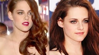 Kristen Stewart and Auburn Hair Color [upl. by Himelman710]