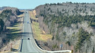 Canada driving from Moncton to Edmundston [upl. by Milah]