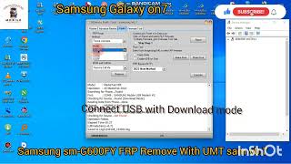 Samsung Galaxy on7 smG600FY FRP Remove With UMT Sam v07 [upl. by Nauq53]