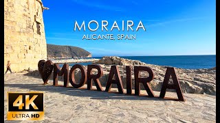 Moraira in 4K A Serene Walk through Spains Hidden Gem January 2024 [upl. by Maretz214]