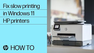 How to fix slow printing in Windows 11  HP Printers  HP Support [upl. by Dedric]