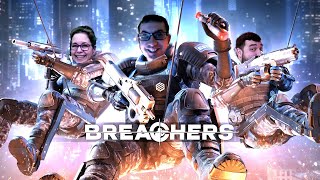 Breachers with bhaptics vest New Map Dam [upl. by Olwena134]