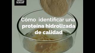 ¿Cómo identificar una proteína hidrolizada de calidad  PrimeTech Nutrition [upl. by Ayerdna]