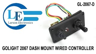 GL2067D Dash Mount Remote Control for Golight 2067 Spotlight [upl. by Ludewig]