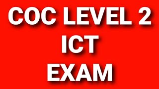 COC ICT LEVEL Two 2 EXAM Part 1 አይሲቲ ደረጃ ሁለት ሲኦሲ ፈተና ክፍል 1 [upl. by Shriner]