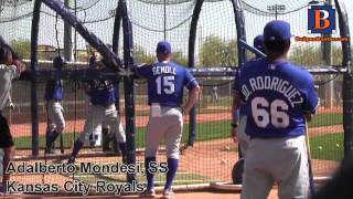 ADALBERTO MONDESI PROSPECT VIDEO SS KANSAS CITY ROYALS [upl. by Neelia]